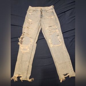 American Eagle Outfitters Distressed Mom Jeans